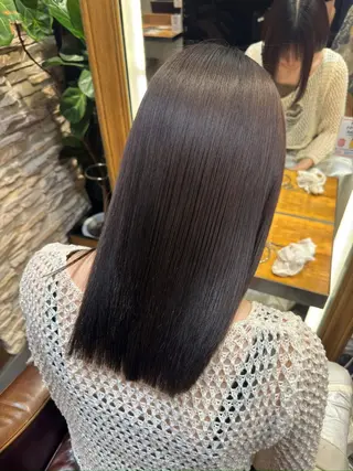 セミロング MINX似合わせボブ 髪質改善/岩城槙乃介のヘアスタイル