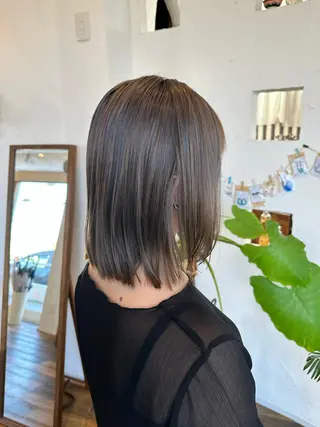 ミディアム カラー パーマ ヘアアレンジ メンズ 豊橋美容院 ソンリエのヘアスタイル