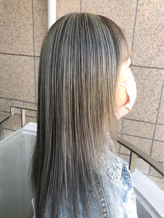 セミロング カラーアンドケアリタ kitamuuuのヘアスタイル
