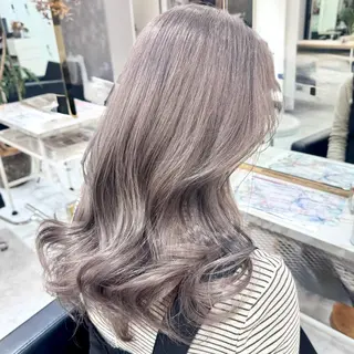 ロング カラー パーマ ヘアアレンジ メンズ キッズ 💖オタク美容師 ꒰ঌ♡モモ♡໒꒱のヘアスタイル