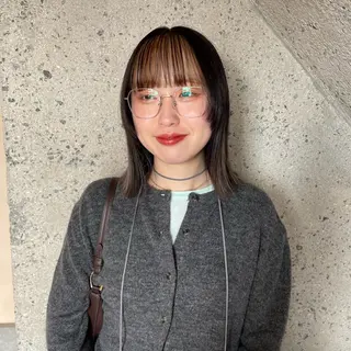 ミディアム 平尾/薬院*北谷治子 *艶髪レイヤーカットのヘアスタイル