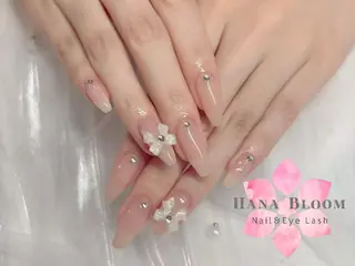 ネイル Hana Bloom Nail💜Akiのネイルデザイン