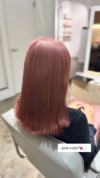 ロング カラー 韓国艶髪/透明感 カラー/ひなののヘアスタイル