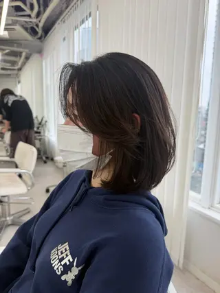ミディアム カラー 大阪梅田/ イマムラミヅキのヘアスタイル