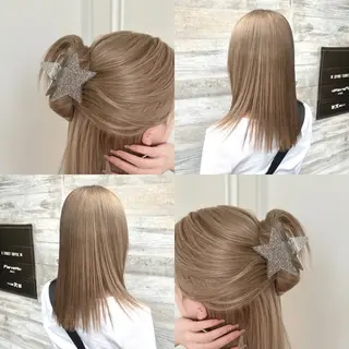 ロング カラー ParveMix🍀 藤原愛未のヘアスタイル