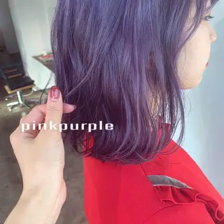 ミディアム カラー etore 矢場町 南沙希のヘアスタイル