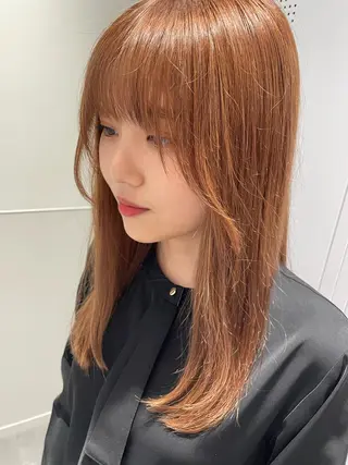セミロング 大阪 美容師 林のヘアスタイル
