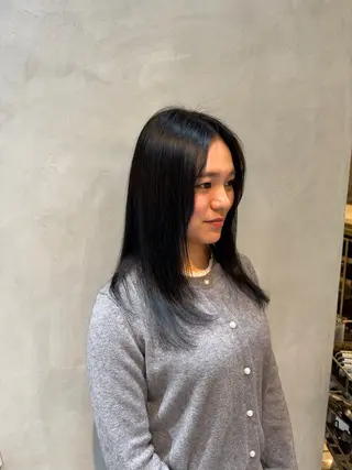 ロング カラー 村田 未来のヘアスタイル