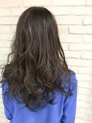 ロング カラー 横浜🍒ルーツカラー エクステ/RIEのヘアスタイル