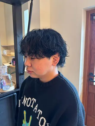 ショート カラー パーマ 艶カラー/髪質改善ス トレート/羽菜のヘアスタイル