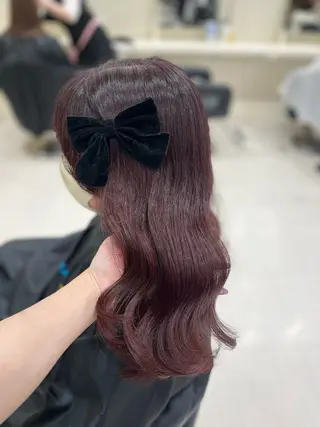 カラー ベージュ・ラベンダー カラー🎀りりのヘアスタイル