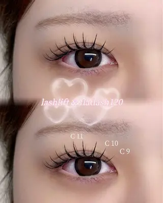 マツエク・マツパ lico 栁 詩音のマツエク・マツパデザイン