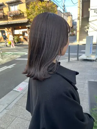 ミディアム カラー ✨透明感カラー✨ 🦖佐々木未来🦕のヘアスタイル