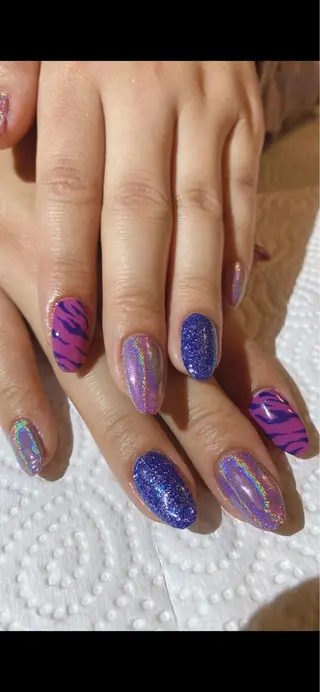 セミロング shandy nailのネイルデザイン