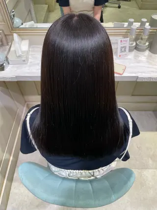 ミディアム カラー 🟠髪質改善縮毛矯正 YUTO🟠のヘアスタイル