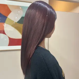 ロング カラー MUKU リカのヘアスタイル