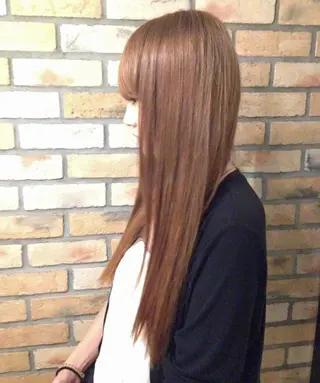 ロング カラー 烏山 達也のヘアスタイル