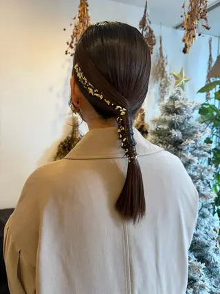 セミロング ヘアアレンジ m ā l o.🌷 サカモトマイコのヘアスタイル