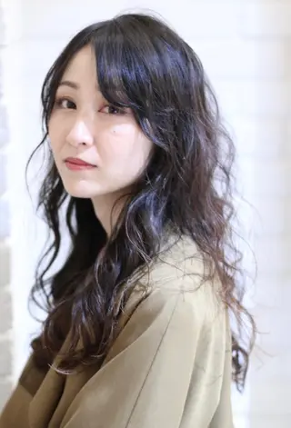 セミロング カラー 杉田 健太のヘアスタイル