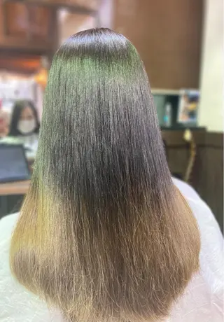 ロング ケアブリーチ/ 髪質改善/垣尾颯大のヘアスタイル
