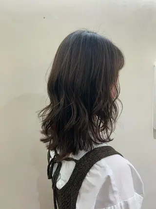 ミディアム デジタルパーマ🫧 韓国風ヘア🫧サクラのヘアスタイル