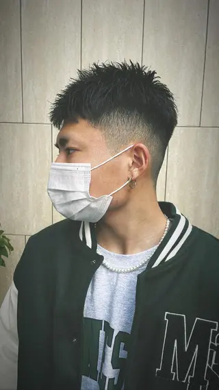 ショート パーマ メンズ 𝙢𝙚𝙣'𝙨 𝙝𝙖𝙞𝙧高津のヘアスタイル
