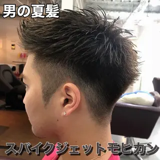 カラー パーマ メンズ Soleria 田中慎一のヘアスタイル