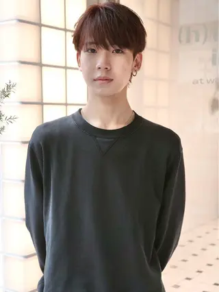ショート カラー メンズ (h)wim ウィムのヘアスタイル