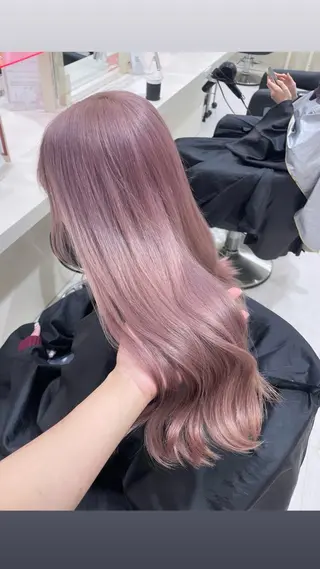 ロング 🎀淡めモテカラー WAKANA🎀のヘアスタイル