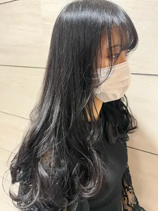 ロング カラー noll【今池駅前】 池田碧花のヘアスタイル