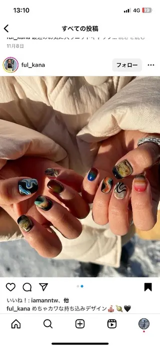 ネイル hamaguchi licoのネイルデザイン