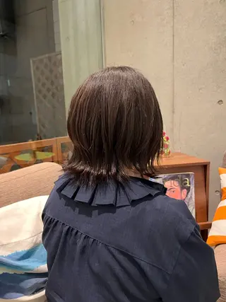 ミディアム 遠藤 朱郁のヘアスタイル