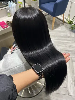 ロング カラー 🫧うる艶ハイトーン 🫧💘サヤ💘のヘアスタイル
