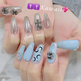 ネイル 𝐲𝐮𝐦𝐢🎀 長さ出しデザイン専門のネイルデザイン