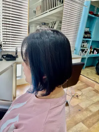 ミディアム カラー 嘉手納美容室 ルアナエヴァのヘアスタイル