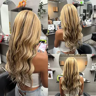 ミディアム カラー ヘアアレンジ ✨最強美容師✨ 💙にっしー西村💙のヘアスタイル