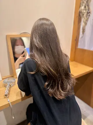 ロング カラー 🤍江坂 ハヤシアヤナ🤍のヘアスタイル