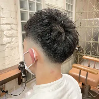 ショート メンズ メンズ/フェード/ バーバー/盛山大地のヘアスタイル