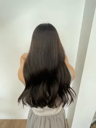 ミディアム カラー 小澤 わかなのヘアスタイル