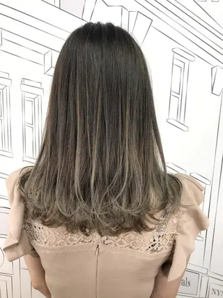 セミロング 坪井 彰吾のヘアスタイル