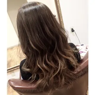ショート ミディアム セミロング ロング カラー パーマ ヘアアレンジ 韓国♡ハイライト ♡YURIのヘアスタイル