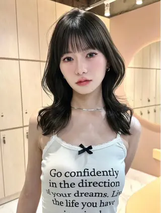 セミロング 大宮 / misuzu🎀🤍のヘアスタイル