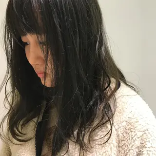 ロング カラー 鳥越 一希のヘアスタイル