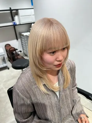 セミロング 艶髪 mayuka💖のヘアスタイル