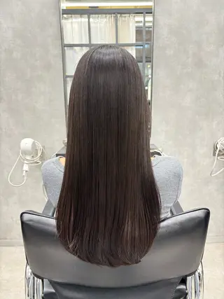 ロング カラー すぐ巻ける縮毛矯正 🍀勝倉　麗のヘアスタイル