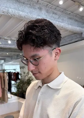 パーマ メンズ ANY/メンズ特化/ シバヤ ユウキのヘアスタイル