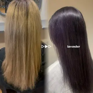 ロング みはる ／暖色カラーのヘアスタイル