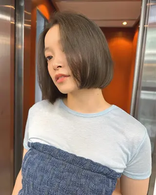 ショート ブリーチダブルカラー ハイライト/山本喜熙のヘアスタイル