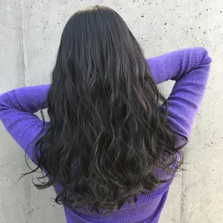 ロング カラー 韓国レイヤーカット 🧸ベージュカラーのヘアスタイル