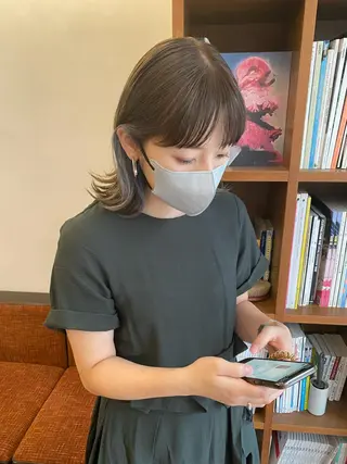 ミディアム カラー Paddle所属・似合わせレイヤー/ ニュアンスパーマ高倉のヘアスタイル